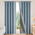 Blackout Curtains for Bedroom (Sky Blue / 42"W x 90"L (Pack of 2))