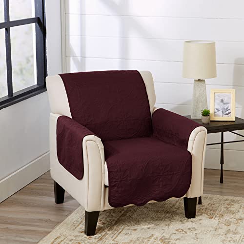 Reversible Chair Cover (Chair / Wine / Light Grey)