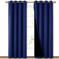 Royal Blue Blackout Curtains for Guest Room 52" w x 84" L 2 Panels (Royal Blue / 52"W x 84"L (Pack of 2))