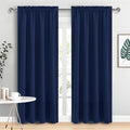 Blackout Curtains for Bedroom 52 x 95 Inch Long Navy Blue 2 Panels (Navy Blue / 52"W x 95"L (Pack of 2))