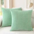Decorative Couch Throw Pillow Covers 26 X 26 Inches Grey Green (26" x 26" (Pack of 2) / Grey Green)