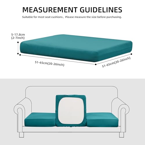 14PCS Patio Cushion Covers.Patio Furniture Couch SeatSlipcovers (Blue Paon / 14PCS)