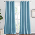 Blackout Curtains for Living Room 2 Panels 55" x 120" Teal Blue (Teal Blue / 55"W x 120"L (Pack of 2))