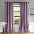 Velvet Curtains Lavender 52 x 90 Inch Length Set of 2 (Lavender / 52"W x 90"L (Pack of 2))