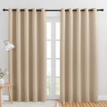 Room Darkening Window Curtain Panels (Biscotti Beige / 70"W x 84"L (Pack of 2))