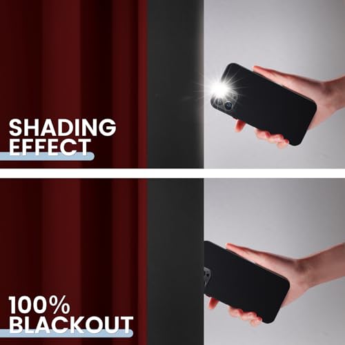 Burgundy Red 100% Blackout Curtains Room Darken Living Room 96 (Burgundy Red / 52"W x 96"L (Pack of 2))