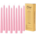 0.87×10 Inch Pink Taper Candles (Pink)