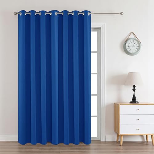 Blackout Curtains 95 Inches Long 1 Panel (Royal Blue / 70"W x 95"L (Pack of 1))