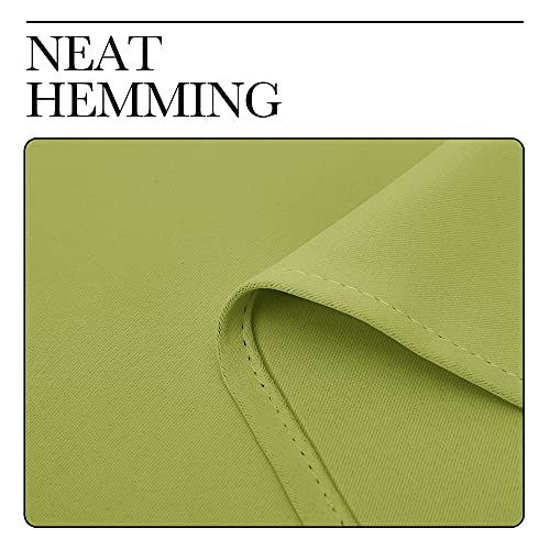 2 Panels Blackout Curtains (Fresh Green / 70"W x 95"L (Pack of 2))