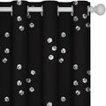Blackout Curtains (Black/Cubic / 52"W x 95"L (Pack of 2))