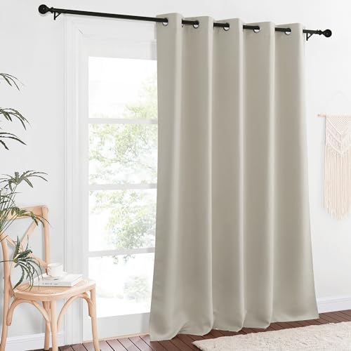 Blackout Natural Curtain for Living Room (Natural / 66"W x 90"L (Pack of 1))