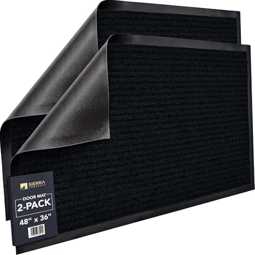 Front Door Mat (48" x 36" / Black)