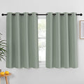 Blackout Kitchen Curtain 54 inches Long (Sage Green / 52"W x 54"L (Pack of 1))
