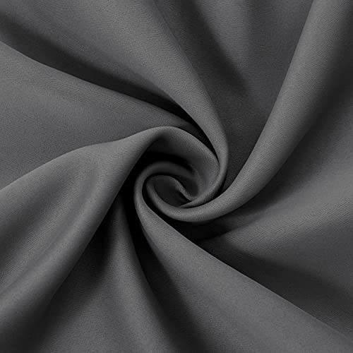 Grey Blackout Curtains 34 x 54 Inch Length (Frost Grey / 34"W x 54"L (Pack of 2))