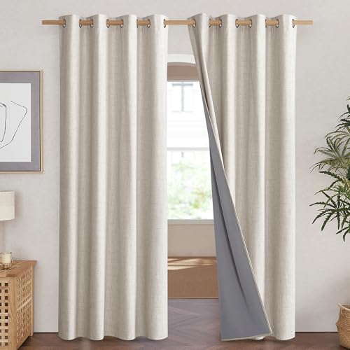 Brich Blackout Curtains for Dining Room 52" w x 84" L 2 Panels (52"W x 84"L (Pack of 2) / Brich)
