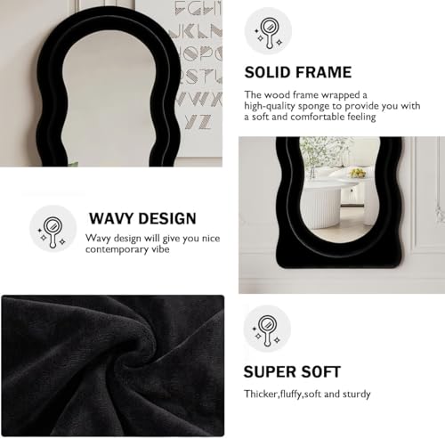 Full Length Mirror (Black / 63"L x 24"W)