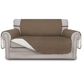 Reversible Couch Cover (Camel/Ivory / Medium Loveseat)