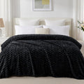 3D Fleece Twin Size Blanket for Bed (Black / Twin ( 60x80 IN ))