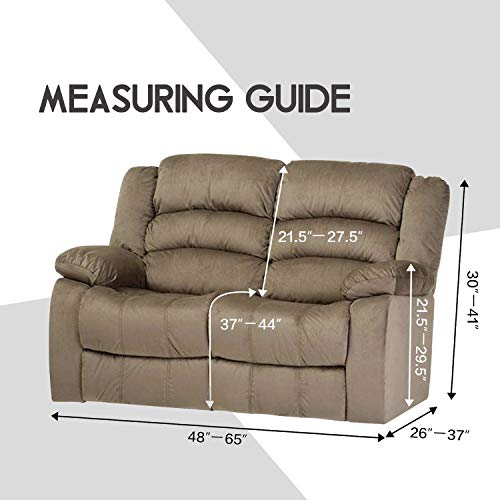 Reclining Love Seat Slipcover (Sand)