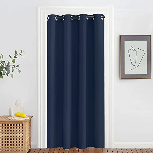 Bedroom Curtain 78 inch Length (Navy / 52"W x 78"L (Pack of 1))