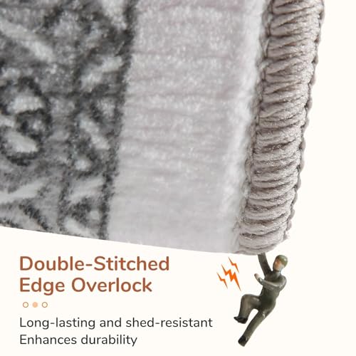 Soft Area Rugs 6x9 (6' x 9' (Rectangular) / Greenish Grey)
