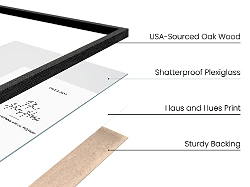 12x18 Black Oak Frame (Set of 01 / Black Oak / 12x18 in)