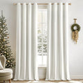 Velvet Curtains Pure White 52 x 84 Inch Length Set of 2 (Pure White / 52"W x 84"L (Pack of 2))