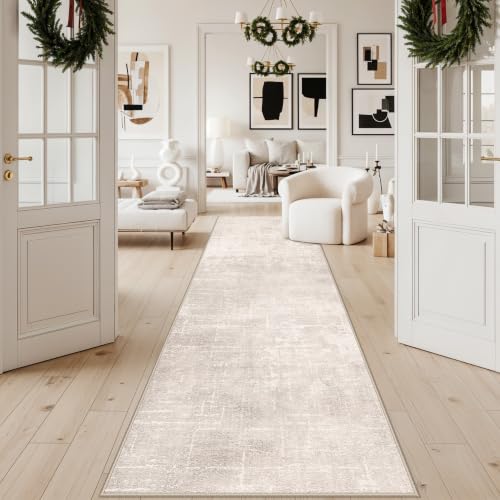 HAOYUNLAI 3x12 Hallways Runner Rugs (3' x 12' (Rectangular) / Beige/Cream)