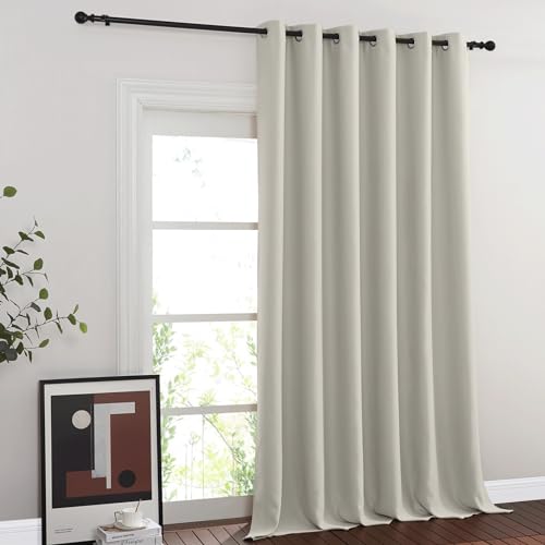 Blackout Natural Curtain for Patio Door (Natural / 80"W x 95"L (Pack of 1))
