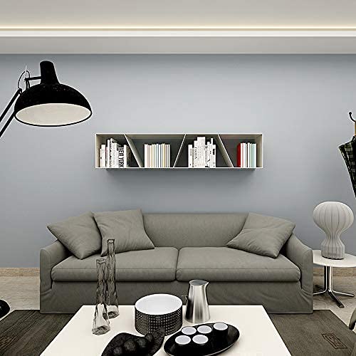 Gray Self Adhesive Wallpaper SelfA (Gray / 15.7" x 393.7")