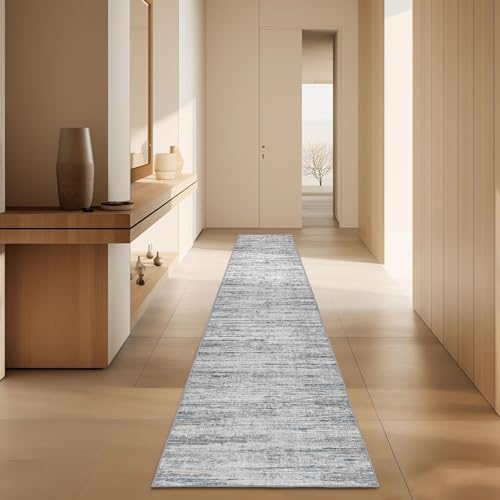 Runners for Hallways 2x8 Kitchen Runner Rugs (Blue/Grey / 2' x 8' (Runner))