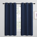 Navy Blackout Curtains for Kid's Room 42" Wide x 68" Long 2 Panels (Navy / 42"W x 68"L (Pack of 2))