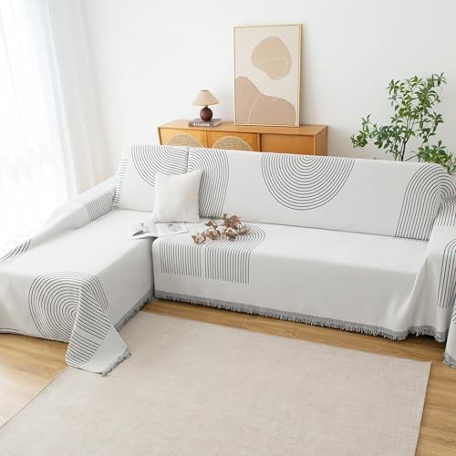 Couch Cover for Sofa (Arc Grey / 71*118 inch)