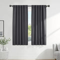Window Treatments Curtains (Grey / 42"W x 63"L (Pack of 2))