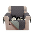 Reversible Recliner Chair Covers (Dark Grey/Light Grey / 23'' Chair)