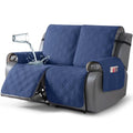 100% Waterproof Loveseat Recliner Covers 2 Seater (Ocean Blue / 2 Seater Standard)