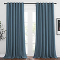 Patio Blackout Curtain Panels (Smoky Blue / 80"W x 95"L (Pack of 2))