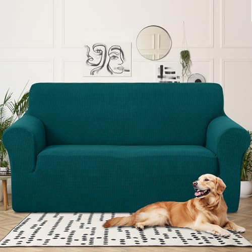 Oversized Stretch Loveseat Couch Cover (Blue / Xl Loveseat)
