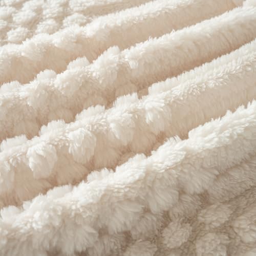 Beige Throw Blanket (Beige / Throw(50x60))