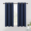 Living Room Blackout Curtain Panels (Navy / 42"W x 54"L (Pack of 2))