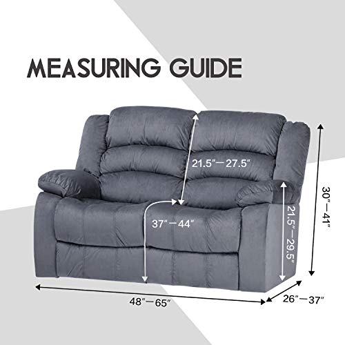 Reclining Love Seat Slipcover (Navy)
