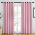 Rouge Pink Blackout Curtains 84 inch Length (Rouge Pink / 66"W x 84"L (Pack of 1))