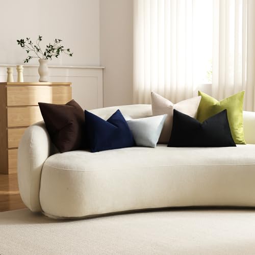Throw Pillow Covers 20x20 Beige (Beige / 20" x 20" (Pack of 2))