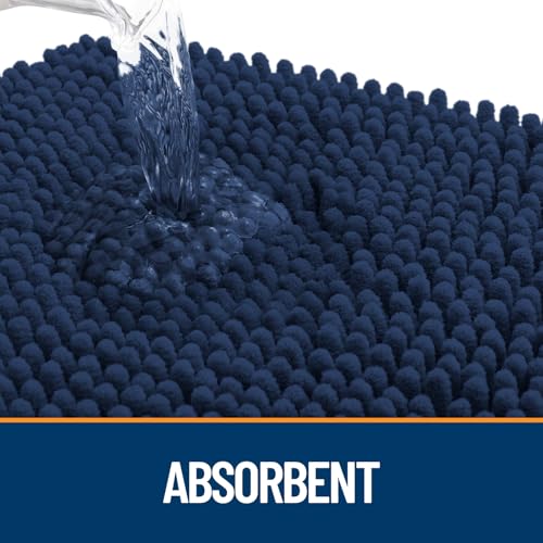 Dog Door Mat for Muddy Paws 40x32 (Dark Blue / 40" X 32")