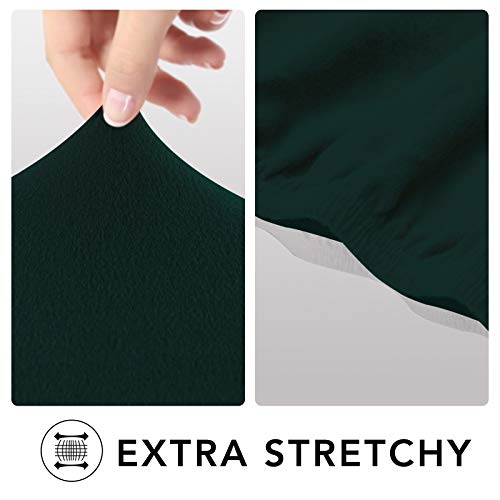 Stretch Couch Covers for Sofa 4 Seater Slipcovers Deep Teal (XX-Large 4-Seater Sofa / Deep Teal)