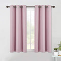 Blackout Curtain Panels for Bedroom (Baby Pink / 42"W x 60"L (Pack of 2))