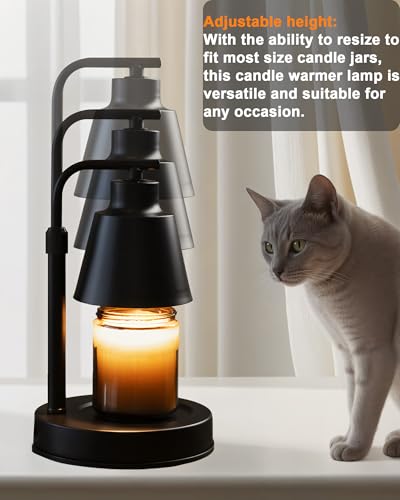 Candle Warmer Lamp with Timer (Black)