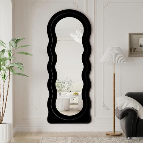 Full Length Mirror (Black / 63"L x 24"W)