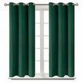Blackout Curtains for Bedroom (Emerald Green / 38"W x 54"L (Pack of 2))