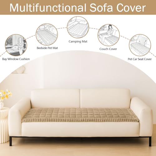Couch Cover for Dogs (Khaki / 27.6"x82.7")